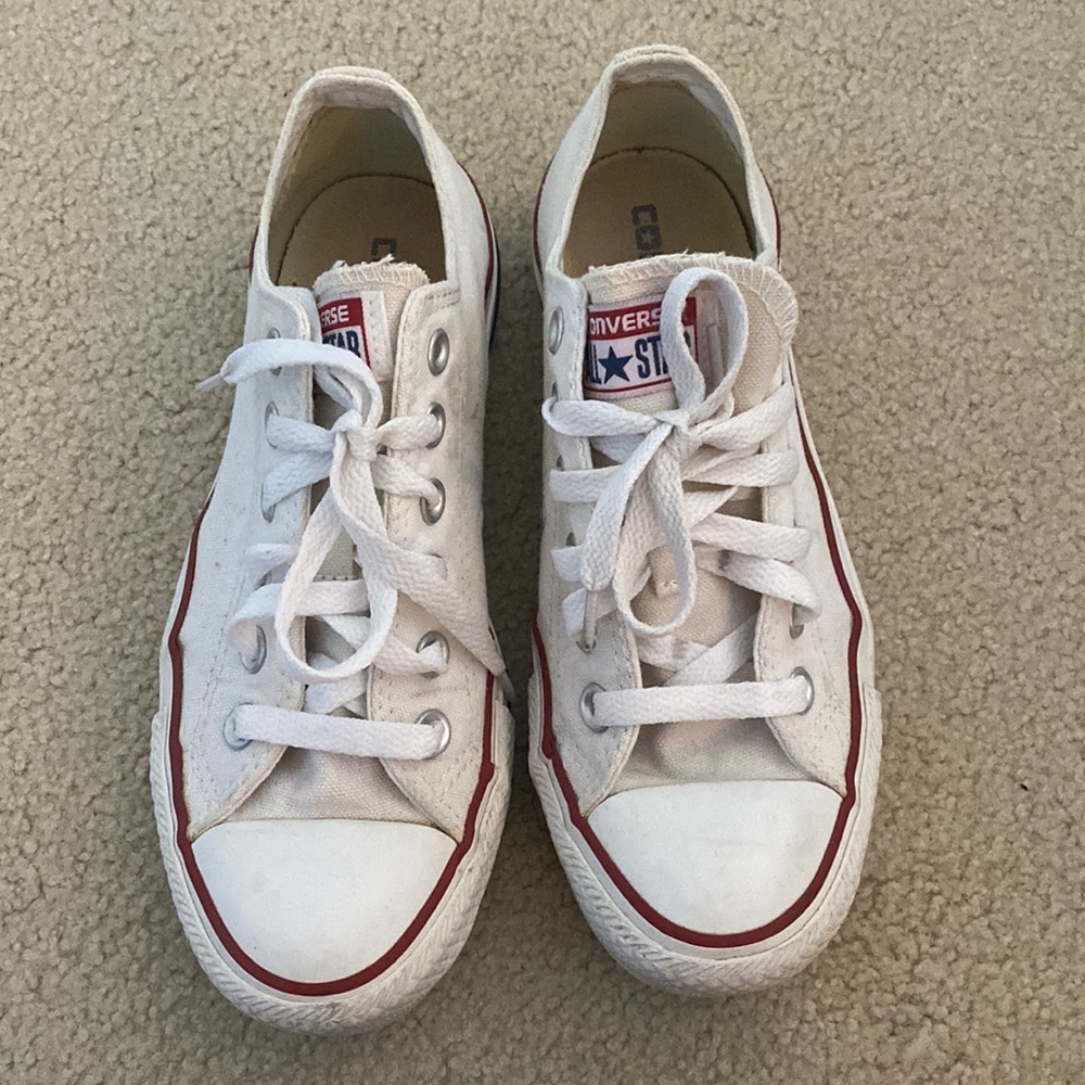 White Low-Top Converse